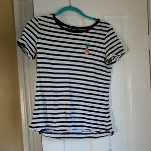 Blue striped shirt